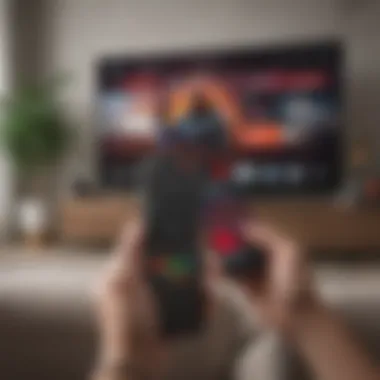 Seamless Connectivity for TV Remote Functionality Wireless connection between smartphone and TV
