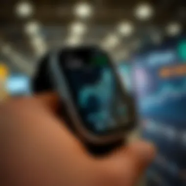 Visual representation of data analytics from CGM and iPhone integration