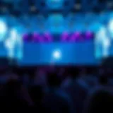 Iconic Apple product launch event atmosphere