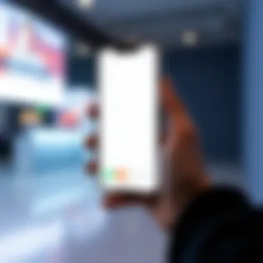 Trendy app design featuring white background