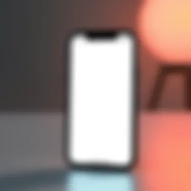 User interface showcasing effective use of white space