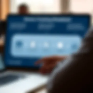 Infographic illustrating device tracking process