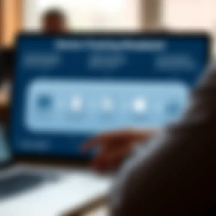 Infographic illustrating device tracking process
