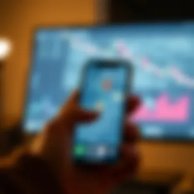 Visual representation of device tracking process