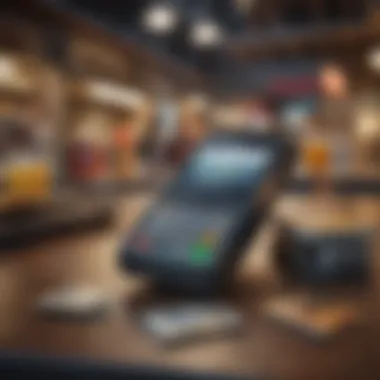 Digital Transactions and Financial Management Symbolic illustration of digital transactions and financial management