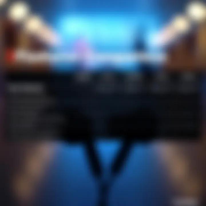 Feature Comparison of Top Earbuds Comparison chart of various earbuds features