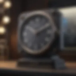 Elegant clock display customization on Apple device