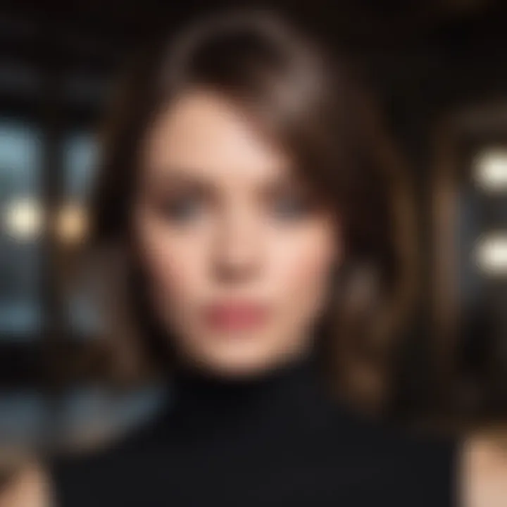 Elegant portrait photo editing on iPhone
