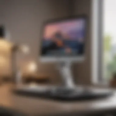 Ergonomic Adjustable Height Adjustable height desk stand for ergonomic setup