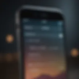 Illustration of iPhone settings for Caller ID