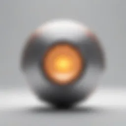 Ethereal glow - White background