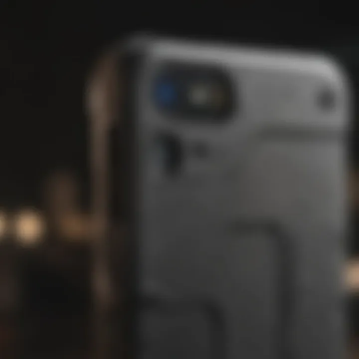 Sleek design of a tactical iPhone case showcasing style