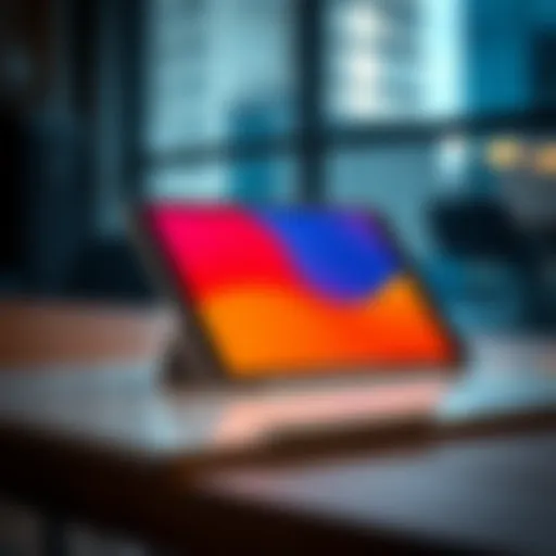 The iPad Air 3 showcasing its sleek design and features