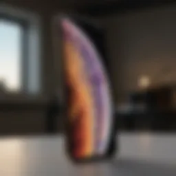 Luxurious iPhone XS Max in pristine condition