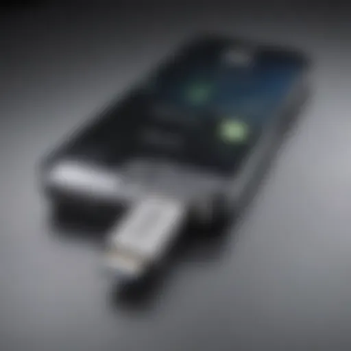 Innovative iPhone Lightning USB Drive Design