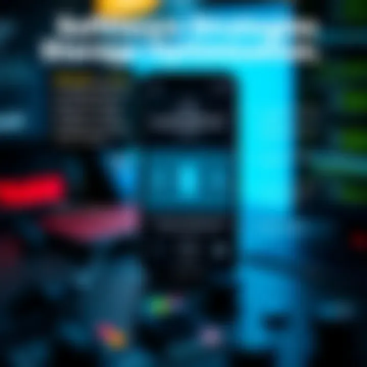 Software Strategies for Storage Optimization Infographic detailing software techniques for optimizing iPhone storage