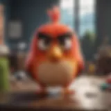 An engaging gameplay scene from Angry Birds featuring colorful characters and dynamic environments.