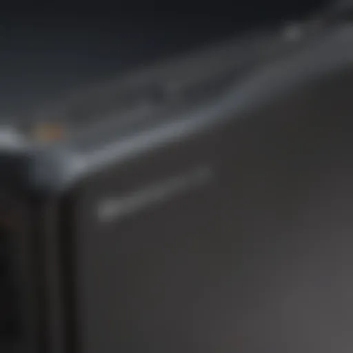Close-up view of the Anker iPhone battery pack showcasing its sleek design and ports