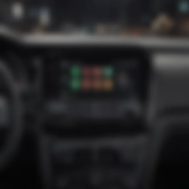 Wireless CarPlay Interface Display