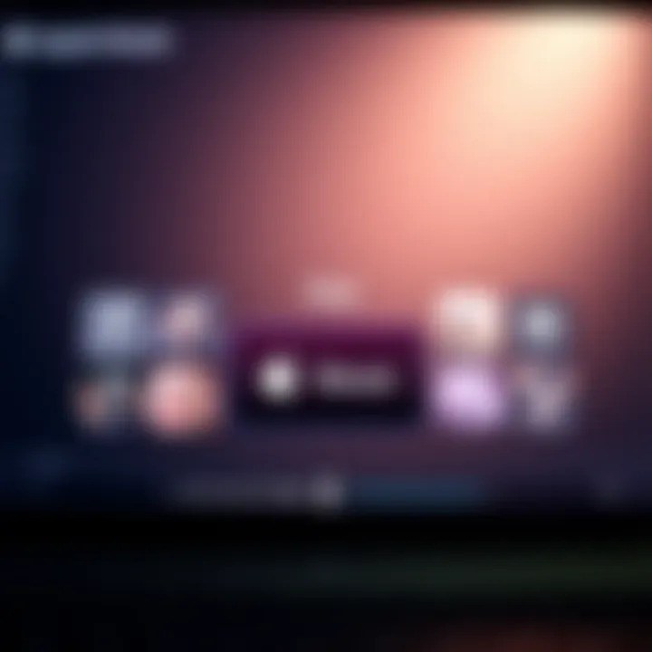 Apple Music Trial Interface Visual representation of Apple Music trial interface