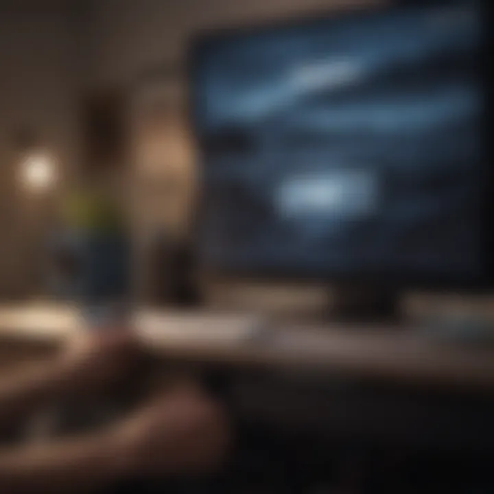User utilizing Blu-ray with Apple device