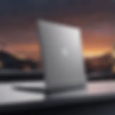 Sleek design of the MacBook Pro showcasing its premium build