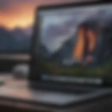 User Experience of the MacBook Pro User experience highlights on the MacBook Pro display