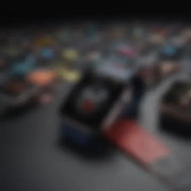 Vibrant Selection of Apple Watch Faces A vibrant selection of Apple Watch faces showcasing various styles and colors.