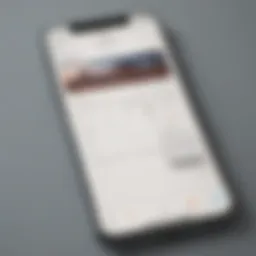 A sleek interface of an email calendar app on an Apple device