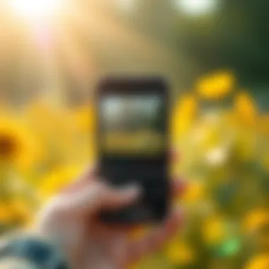 Editing tools showcased on an iPhone screen