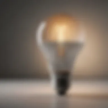 Sleek modern HomeKit compatible light bulb