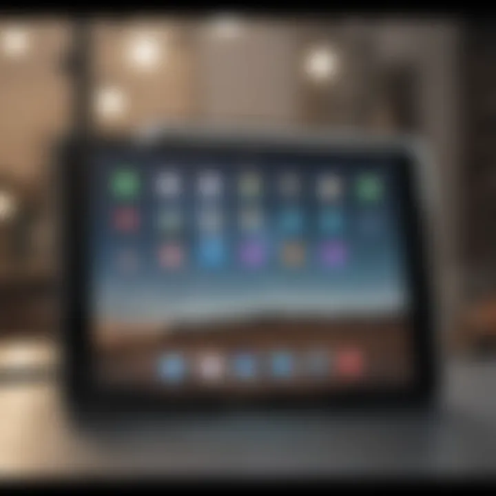Comparison of iPad Air with and without the paper screen protector