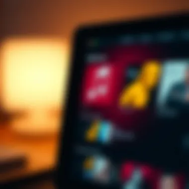 User interface of the iTunes Music Store showcasing key features