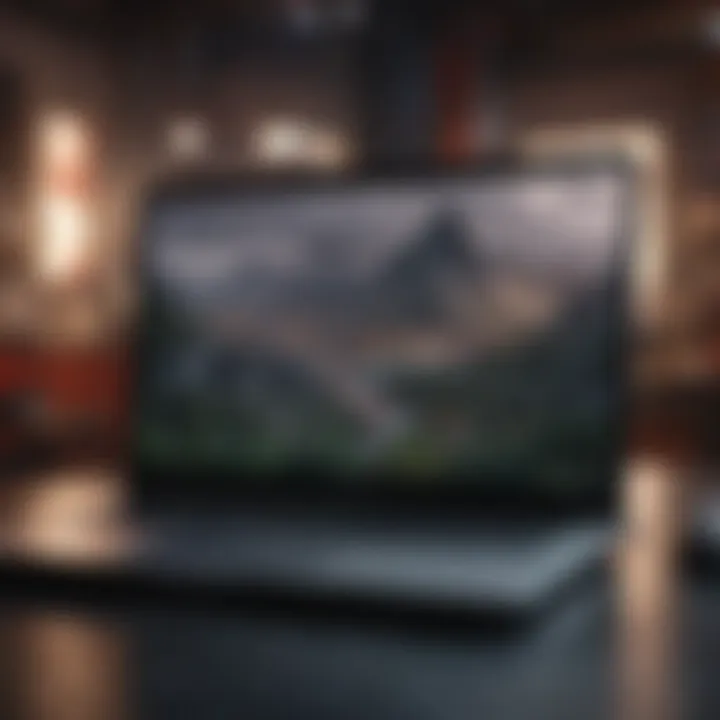 High-performance laptop showcasing advanced technology