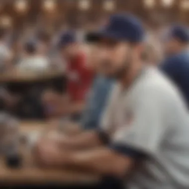 Community Connection Baseball fans engaging in lively discussions on My MLB TV platform