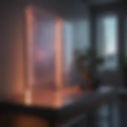 Futuristic Nanoleaf Light Panel Display