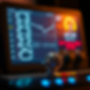 Visual representation of radio frequencies and streaming technology