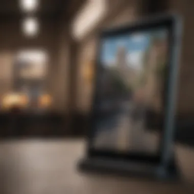 An iPad showcasing a student discount offer