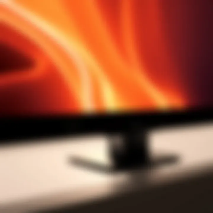 Innovative Display Technology of Apple 27 Close-up view of the display technology in the Apple 27 Display.