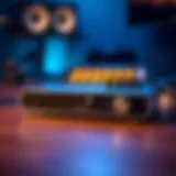 High-tech Apple audio interface showcasing its sleek design