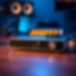 High-tech Apple audio interface showcasing its sleek design