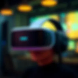 High-resolution VR headset showcasing advanced technology