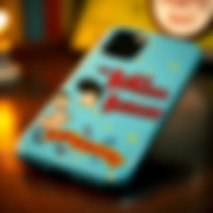Vibrant design showcasing the Bobs Burgers iPhone 11 case