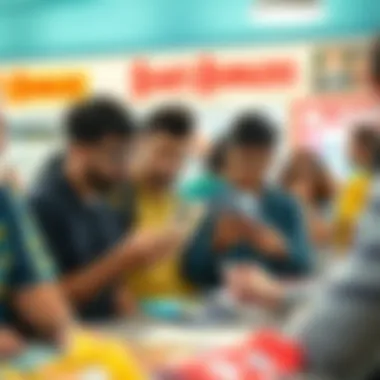 Fans engaging with Bobs Burgers merchandise