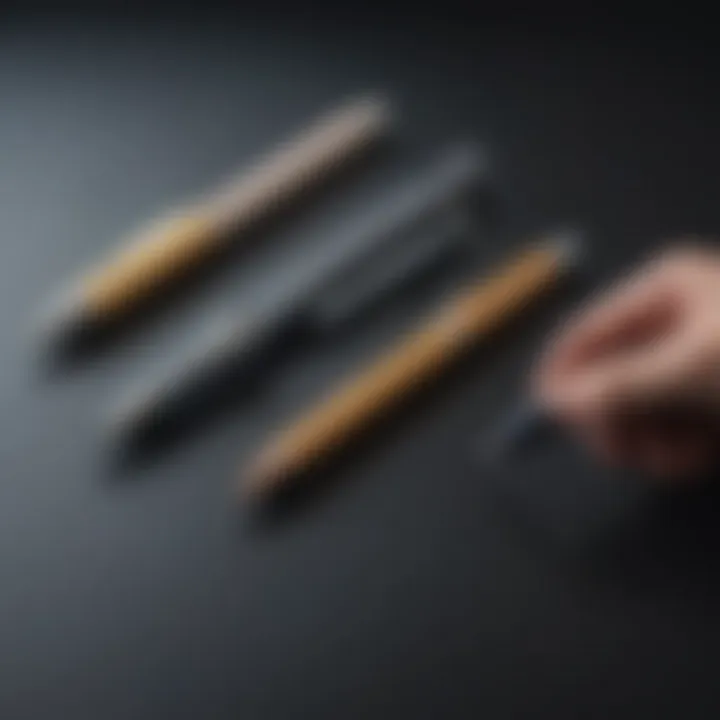 Side-by-side comparison of the first generation iPad Pen with newer models.