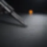 Detailed view of the first generation iPad Pen showcasing its design.