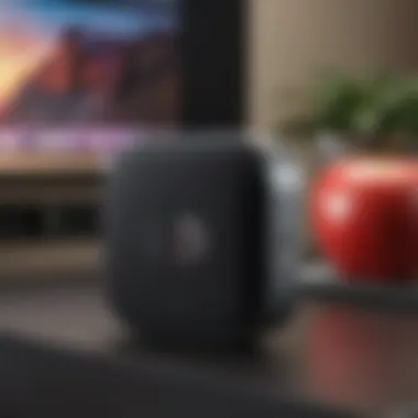 Seamless Streaming Experience Chromecast Device with Apple Music Interface