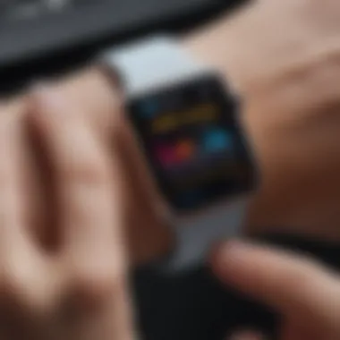 Health Monitoring Capabilities of the Apple Watch Infographic depicting health monitoring capabilities of the Apple Watch
