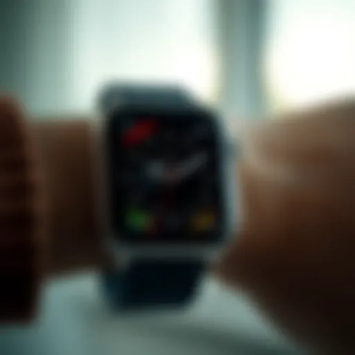 Latest Apple Watch showcasing advanced health monitoring features