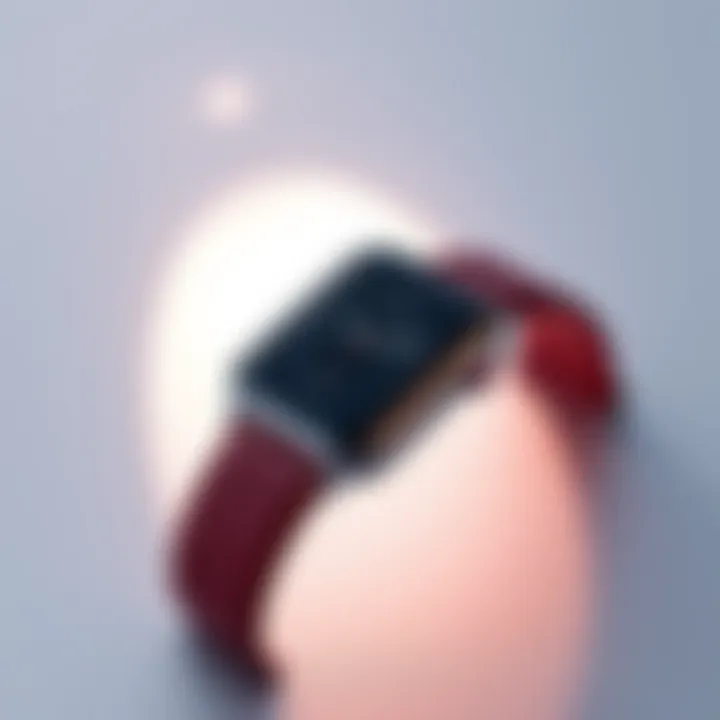 Sleek Design Elements of the Newest Apple Watch Sleek design of the newest Apple Watch model